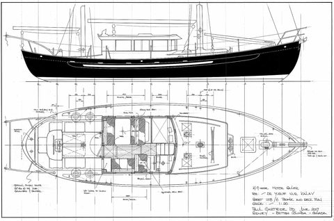 14.9 m Motor Sailer, Design #158