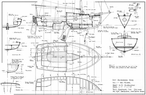 16 ft Centreboard Sloop, Design #161