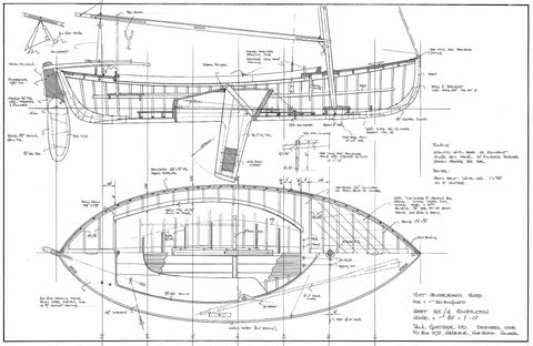 16 ft Double Ended Sloop, Design #165