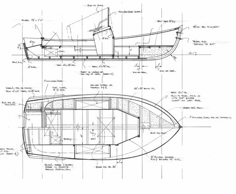 16 ft Outboard skiff #168