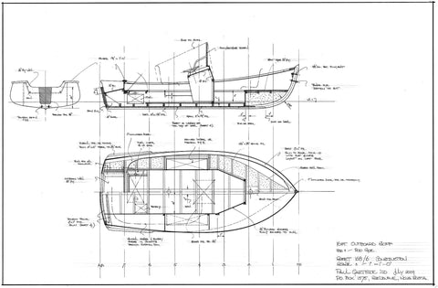 16 ft Outboard skiff #168