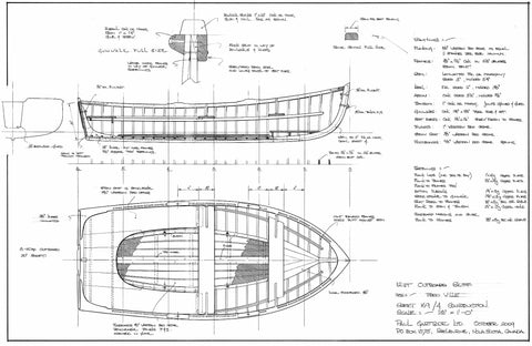 12 ft Outboard Skiff, Design  #169