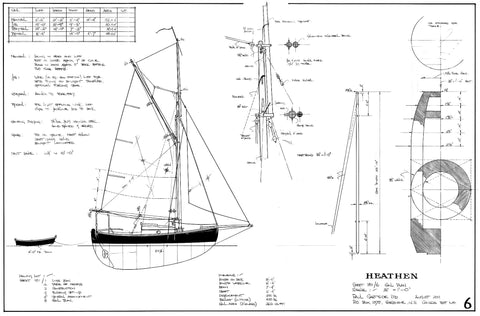 18ft Double Ended Cutter ‘Heathen’ Design #181