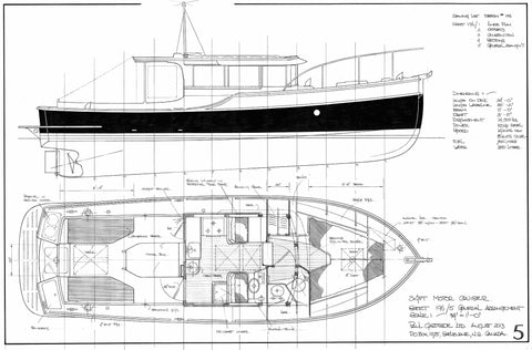 34ft Motor Cruiser, Design #196