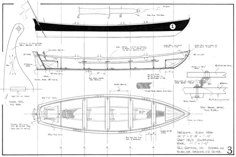 22ft Shelburne Church Skiff, Design #198