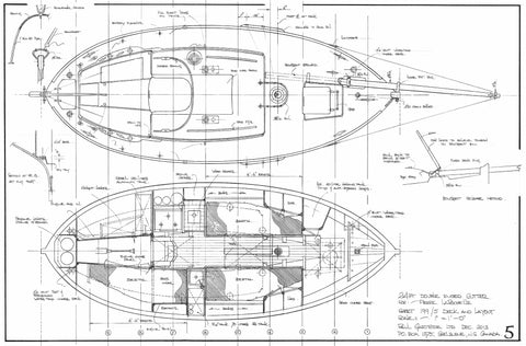 24ft Double Ended Cutter HANNAH II, Design #199