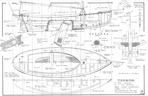 6.1 metre daysailer,  Design #203  Metric Units