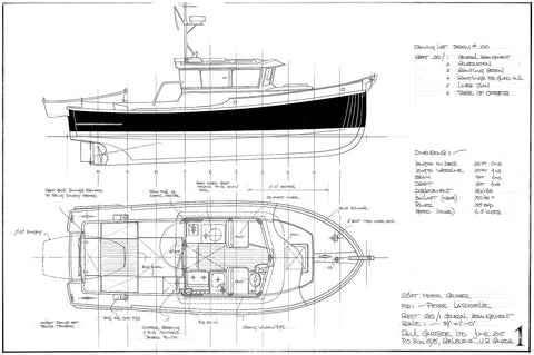 26ft Motor Cruiser TURMOIL, Design #210