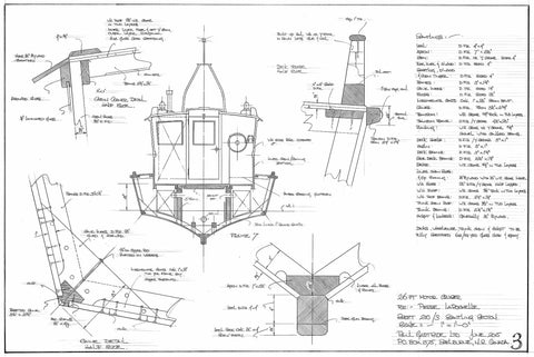 26ft Motor Cruiser TURMOIL, Design #210