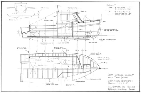 20ft Outboard Runabout, Design #214