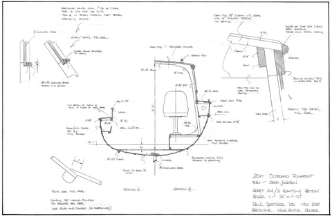 20ft Outboard Runabout, Design #214