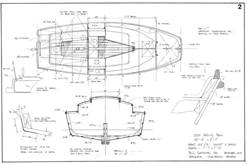 20FT Sailing Pram, Design #215