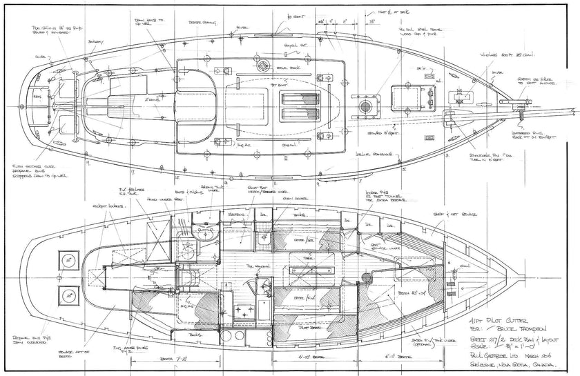 40ft Pilot Cutter, Design #217 – Gartside Boats