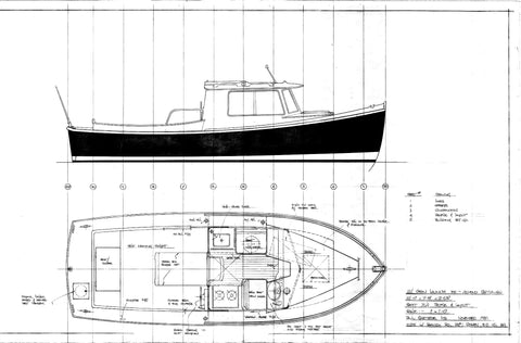 22 ft Cabin Cruiser, Design #73