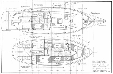 34ft Motor Sailer Design #194