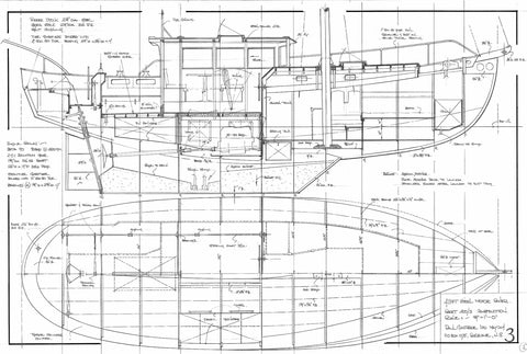 43ft Steel Motor Sailer Design #200