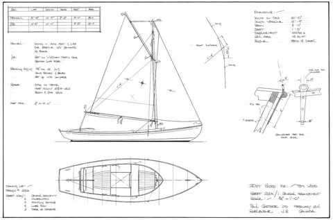 18ft Motor Sloop, Design #213