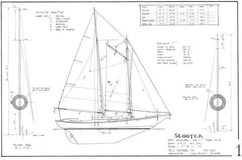 30FT Schooner, Design #219