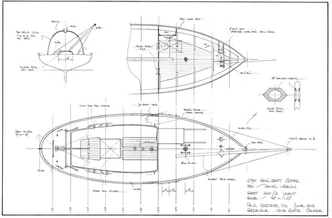 29ft Shoal Draft Cutter, Design #220