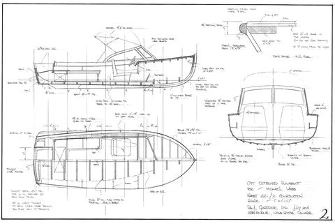 17ft Outboard Runabout, Design #221