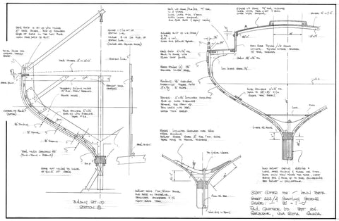 32 ft Gaff Cutter, Design #223