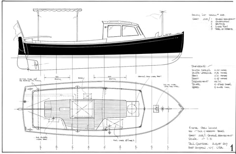 6 Metre Inboard Launch Design #228