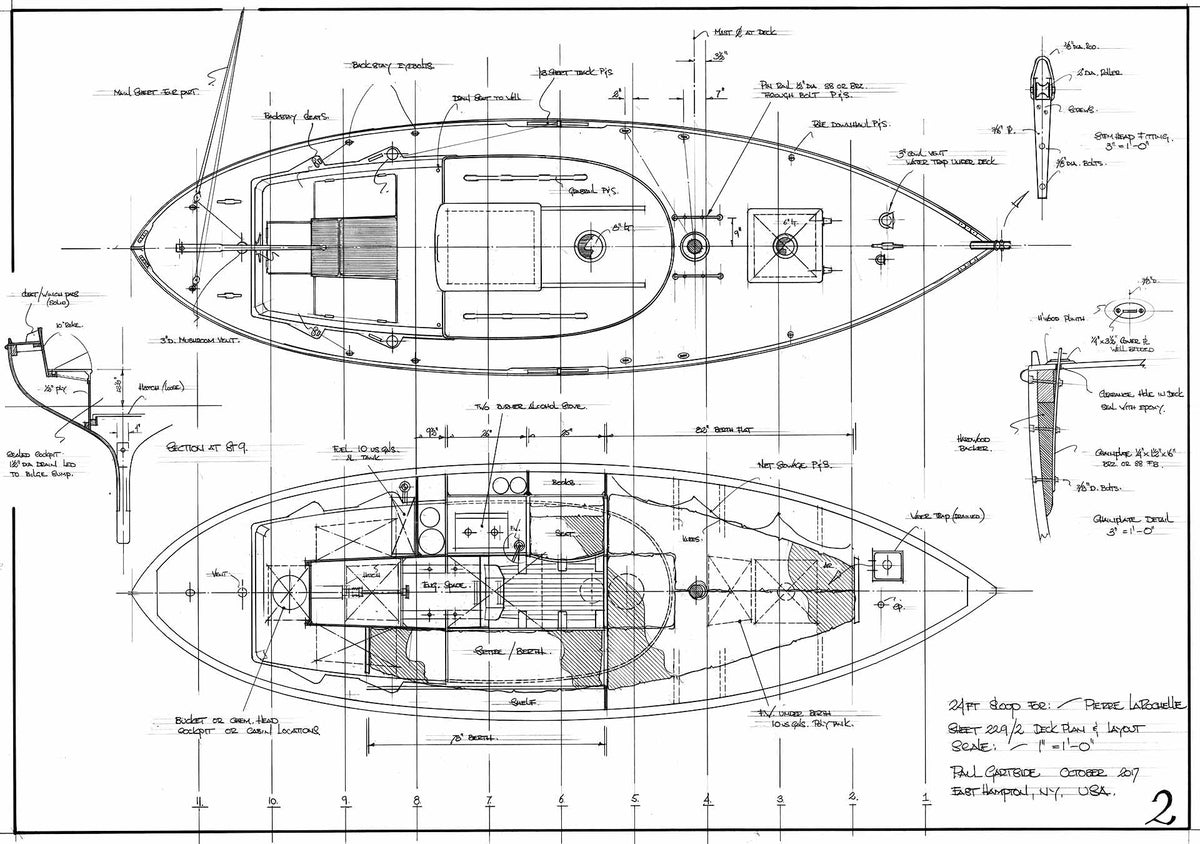 24Ft Light Sloop, Design #229 – Gartside Boats