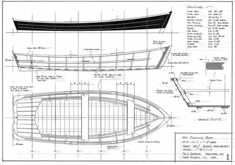 15ft Clamming Skiff  Design #230