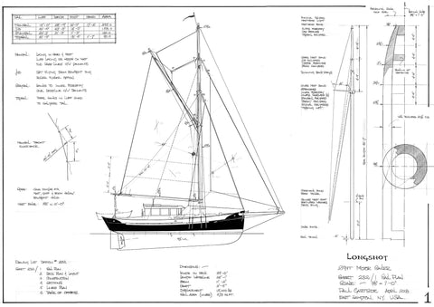 29ft Motor Sailer, Design #232