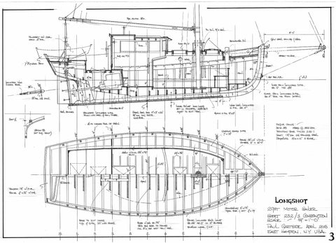 29ft Motor Sailer 'Long shot', Design #232