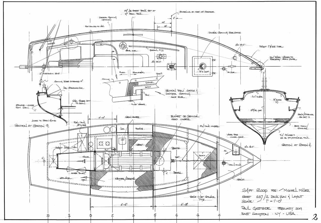 24Ft Sloop, Design #237 – Gartside Boats