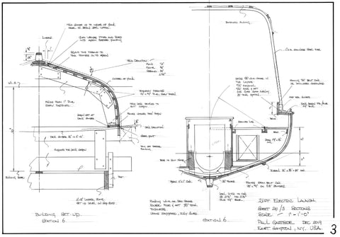 21ft Electric Launch, Design #241