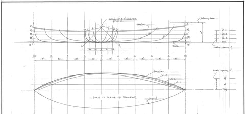 13 ft. 6 in. Canadian Canoe  Design #282