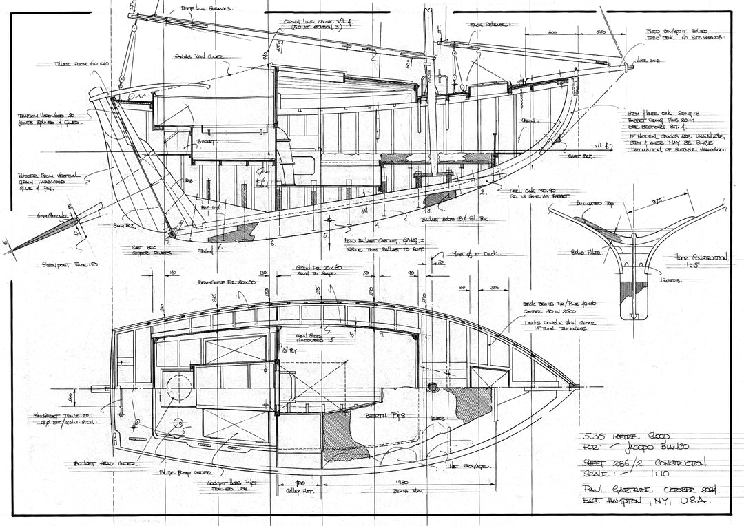 5.35 Metre Sloop Design #286 – Gartside Boats