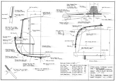 5.80 Metre Outboard Launch  Design #296