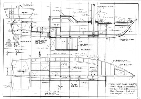 30ft Junk Rigged Light Cruiser Design #297
