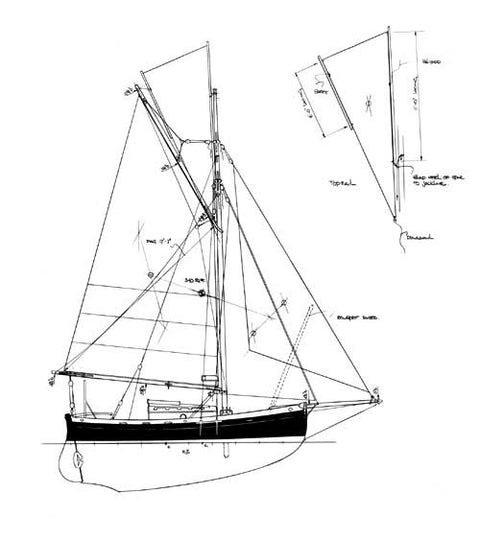 20 ft Itchen Ferry Cutter, Design #101