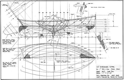 22 ft Centreboard Cutter, Design #155