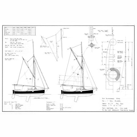 16 ft Centreboard Sloop, Design #161