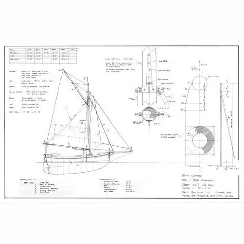 19 ft Cutter, Design #163