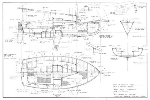 19 ft Centerboard Sloop "Spartan II ", Design #164