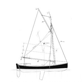 16 ft Double Ended Sloop, Design #165