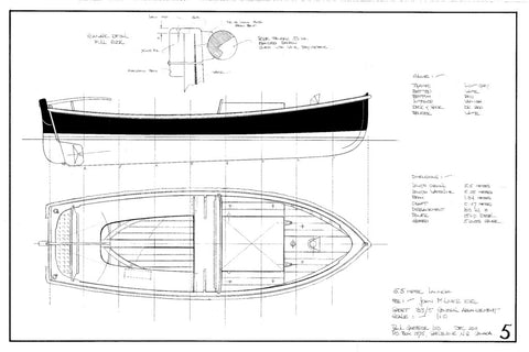 5.5 Metre Launch, Design #183