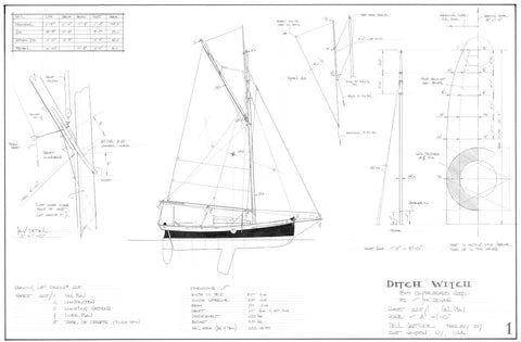 18FT Centreboard Sloop, Design #225