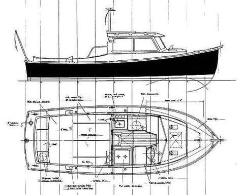 22 ft Motor launch, Design #141