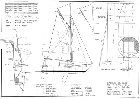 6.75 Metre CB Sloop, Design #266