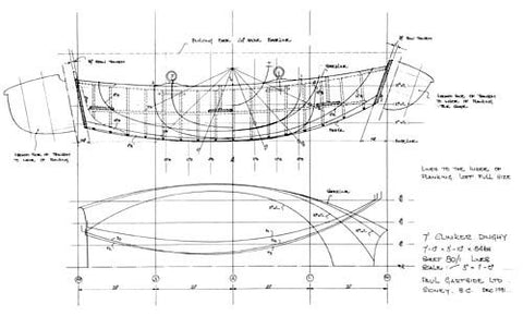 7 ft Clinker Pram Dinghy, Design #80