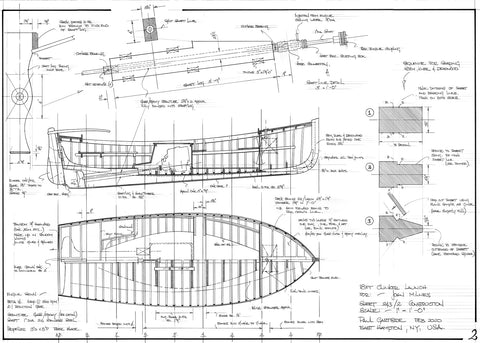 18 ft Clinker Launch, Design #243