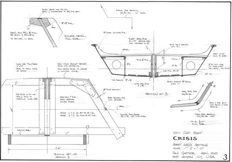 13FT Catboat 'Crisis'   Design #246