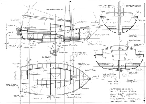 16 ft Cruising Dinghy, Design #262